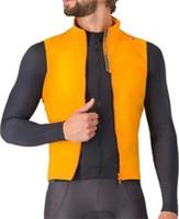 Castelli Espresso Mens Cycling Gilet Orange Windproof Reflective Bike Ride - 2XL Regular