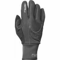 Castelli Estremo Full Finger Cycling Gloves Black Gore Padded Fleece Bike Ride