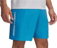 Under Armour Tech Woven Wordmark Mens Training Shorts Blue Gym Excerise Workout - S Regular
