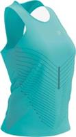 Compressport Performance Womens Running Vest Green Run Breathable Tank Top - XS Regular