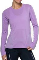 Ronhill Tech Reflect Womens Running Top Purple Long Sleeve Run Lightweight - L Regular