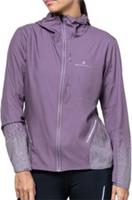 Ronhill Tech Reflect Womens Running Jacket Purple Hooded Run Lightweight Hi Vis - S Regular