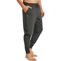 Ohmme Dharma Mens Yoga Pants Grey Pockets Quick Drying Moisture Wicking Trousers - XXL Regular