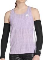 adidas Adizero Womens Running Vest Purple Run Sleeveless Round Neck Tank Top - L Regular