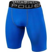 TCA PowerLayer Junior Compression Short Tights Blue Kids Running Fitted Shorts - S Regular