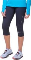 Ronhill Core Womens Running Tights Black 3/4 Capri Run Lightweight Breathable - L Regular