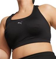 Puma 4KEEPS Womens Running Sports Bra Black Breathable Workout Fitness Run - L Regular