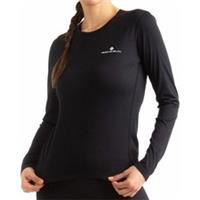 Ronhill Core Womens Running Top Black Long Sleeve Run Lightweight Breathable - M Regular