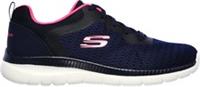 Skechers Bountiful Womens Training Shoes Navy Gym Workout Cushioned Trainers