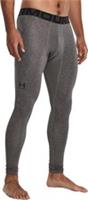 Under Armour ColdGear Compression Mens Running Tights Grey Base Layer Run Sports - L Regular