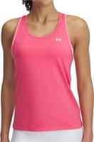 Under Armour Tech Knockout Womens Training Vest Pink Workout Fitness Tank Top