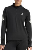 adidas Adi365 Iconic Womens Running Top Black Long Sleeve Half Zip Run Jogging - L Regular