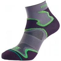 1000 Mile Fusion Mens Running Anklet Socks Black Support Double Layer Sports Run