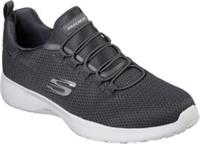 Skechers Dynamight Mens Training Shoes Grey Gym Workout Cushioned Trainers