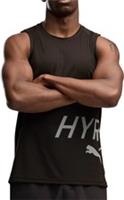 Puma X HYROX PWRMODE Mens Training Vest Black Workout Fitness Crew Neck Tank Top - L Regular