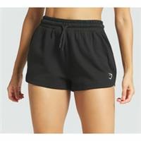 Gymshark Graphic Womens Training Shorts Black Gym Excerise Workout Fitness Short