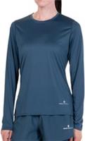 Ronhill Core Womens Running Top Blue Long Sleeve Run Lightweight Breathable - L Regular