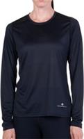 Ronhill Core Womens Running Top Black Long Sleeve Run Lightweight Breathable - L Regular