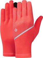 Ronhill Reflect Running Gloves Pink Thermal 360 Reflective Mens Womens