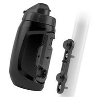 FidBike Lock Twist 450 Bottle With Base Black Cycling Hydration Drinks