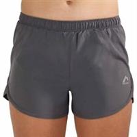 More Mile Strive Womens Running Shorts Grey Lightweight Zip Pocket Lined Run