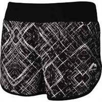 More Mile Go For It Womens Running Shorts Black Zip Pocket Lined Reflective Run