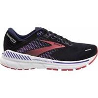 Brooks Adrenaline GTS 22 Womens Running Shoes Black Support Exercise Trainers