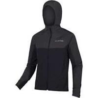 Endura MT500 Thermo II Mens Cycling Jersey Black Long Sleeve Hooded Thermal Top