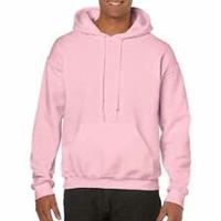 Blank Threads Classic Mens Hoody Pink Gym Hooded With Pockets Adjustable Sports