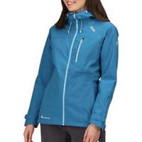 Regatta Britedale Womens Waterproof Jacket Blue Hooded Outdoor Windproof Coat - 2XL Regular