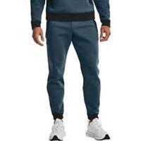 Under Armour Rush Mens Fleece Joggers Blue Pockets Elasticated Sports Sweatpants