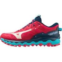 Mizuno Wave Mujin 9 Womens Trail Running Shoes Red Offroad Cushioned All-Terrain