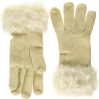 Regatta Luz II Fur Trim Gloves Cream Womens Outdoor Comfort Lightweight Ladies