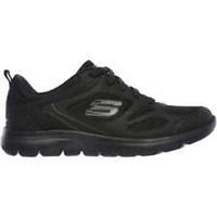 Skechers Summits Suited Womens Training Shoes Black Gym Workout Fitness Trainers