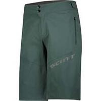 Scott Endurance Mens Cycling Shorts Green Padded Loose Fit Bike Ride Short - 3XL Regular