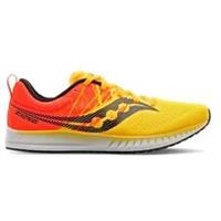 Saucony Fastwitch 9 Womens Running Shoes Yellow Lightweight Racing Run Trainers