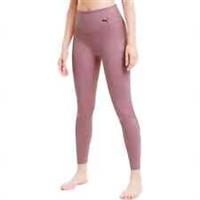 Puma Studio Porcelain Womens Running Tights Pink Run Sports Training Jogging Gym