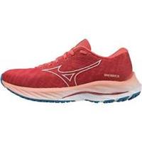 Mizuno Wave Rider 26 Womens Running Shoes Pink Cushioned Comfort Sports Trainers