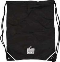 Admiral Logo Gym Sack Black Stylish Travel Training Backpack Bag Workout