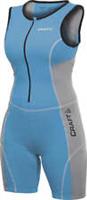 Craft Performance Womens Race Tri Suit Blue Pockets Ventilated Triathlon Ladies - 40 Regular