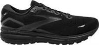 Brooks Ghost 15 WIDE FIT Mens Running Shoes Black Cushioned Comfort Run Trainers