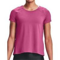 Under Armour Iso-Chill Womens Running Top Pink Short Sleeve Breathable T-Shirt - UK Size Regular