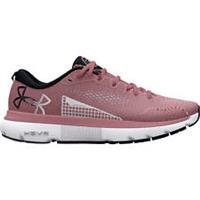 Under Armour HOVR Infinite 5 Womens Running Shoes Pink Cushioned Carbon Trainers