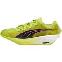 Puma Fast-FWD Nitro Elite Womens Running Shoes Green Carbon Plated Run Trainers