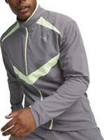 Puma Ultraweave Mens Running Jacket Grey Run Lightweight Reflective Full Zip - M Regular