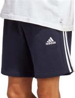 adidas Essentials 3 Stripes Mens Shorts Navy Stylish Pockets Elasticated Short