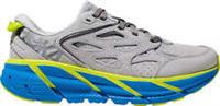 Hoka Clifton L Suede Trainers Grey Mens Stylish Casual Comfortable Comfort Shoes