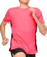 Puma Run Favourite Velocity Mens Running Top Pink Short Sleeve Jogging T-Shirt - S Regular