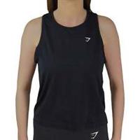 Gymshark Hyper Amplify Seamless Womens Training Vest Black Workout Tank Top Gym - XS Regular