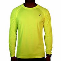 More Mile Lumino Mens Running Top Yellow Long Sleeve Run Lightweight Jogging - XL Regular